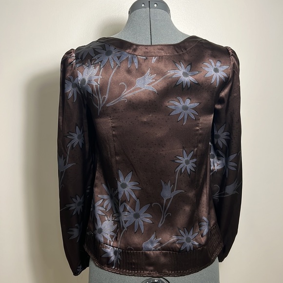 Little Joe Flower Silk Blouse - Picture 2 of 4